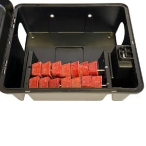 Stackable rat bait box